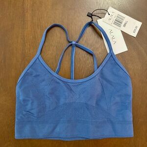 NWT!! ALALA Women’s Barre Sports Bra (Small, blue)